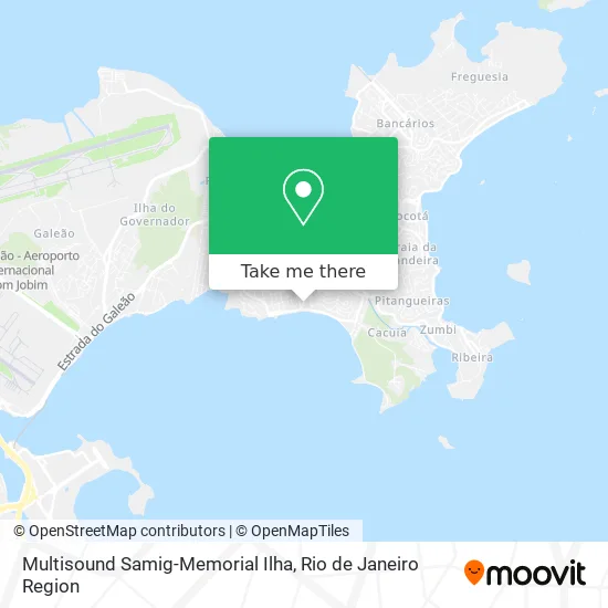 Multisound Samig-Memorial Ilha map
