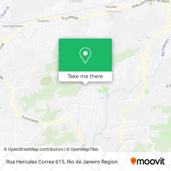 Rua Hercules Correa 615 map