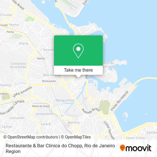 Restaurante & Bar Clínica do Chopp map