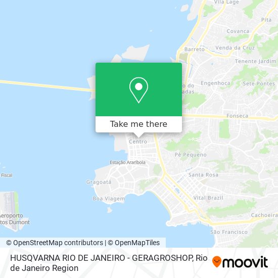 Mapa HUSQVARNA RIO DE JANEIRO - GERAGROSHOP