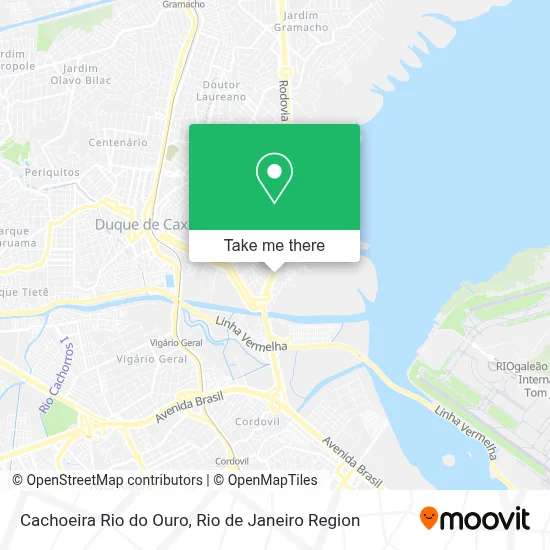 Cachoeira Rio do Ouro map