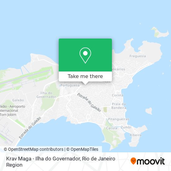 Mapa Krav Maga - Ilha do Governador
