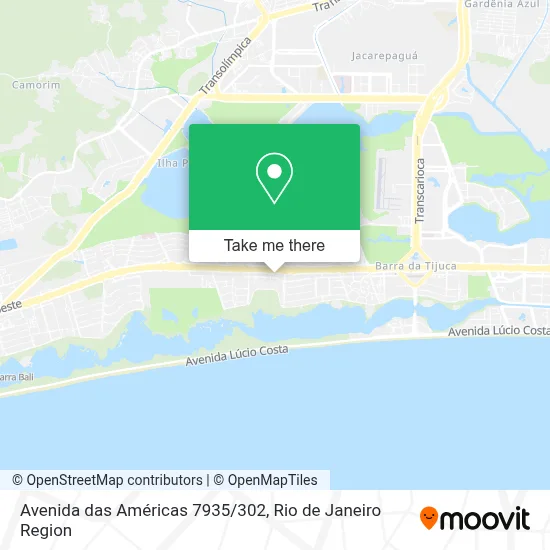 Avenida das Américas 7935/302 map