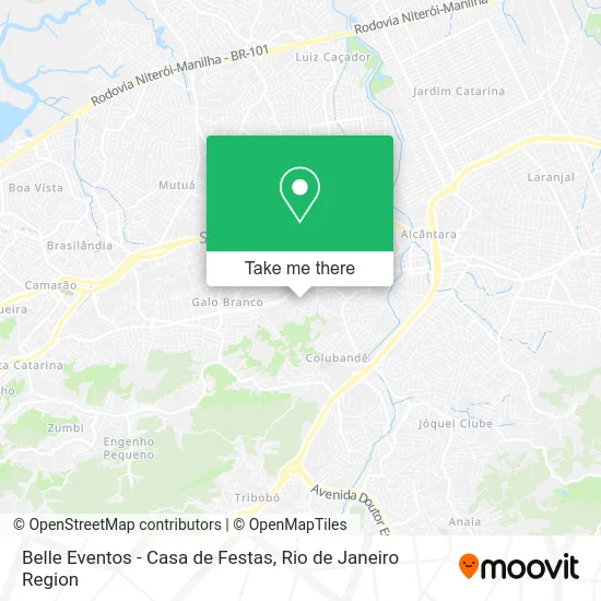 Belle Eventos - Casa de Festas map