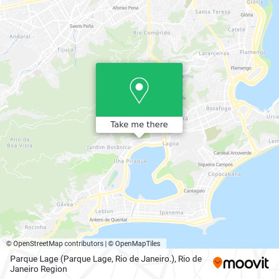 Parque Lage (Parque Lage, Rio de Janeiro.) map