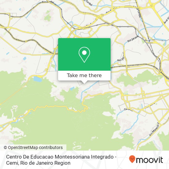 Centro De Educacao Montessoriana Integrado - Cemi map