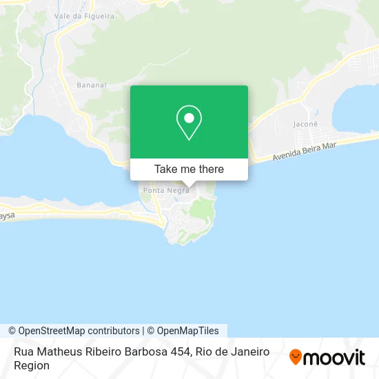 Rua Matheus Ribeiro Barbosa 454 map