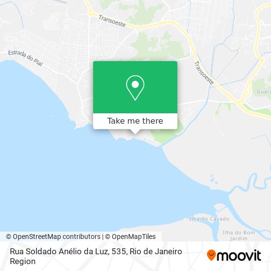 Mapa Rua Soldado Anélio da Luz, 535