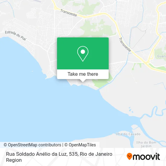 Rua Soldado Anélio da Luz, 535 map