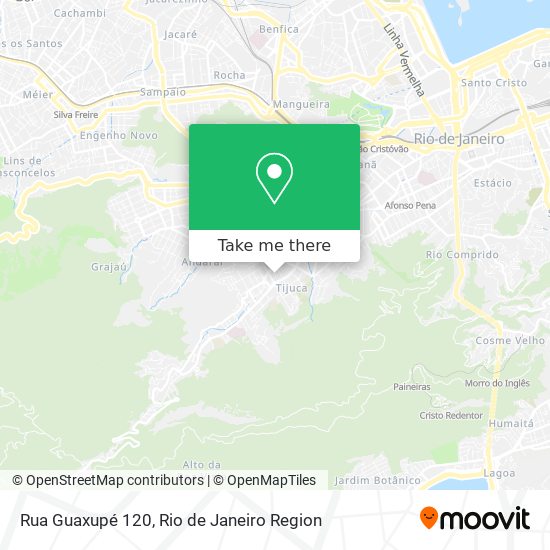 Mapa Rua Guaxupé 120