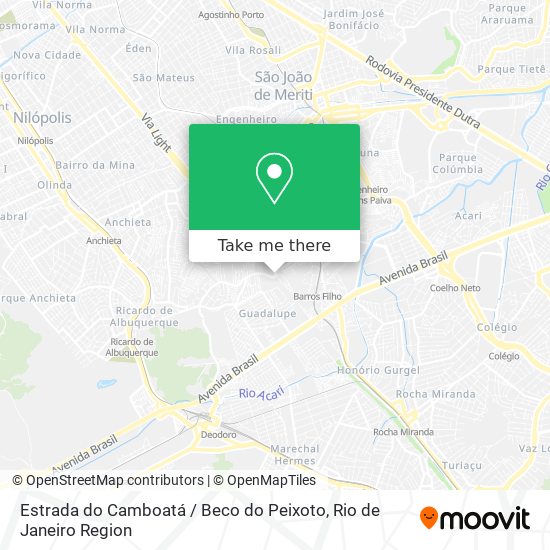 Estrada do Camboatá / Beco do Peixoto map