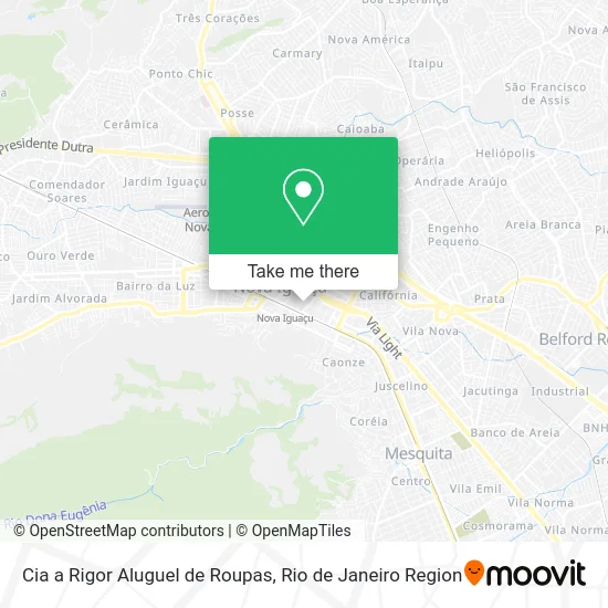 Cia a Rigor Aluguel de Roupas map