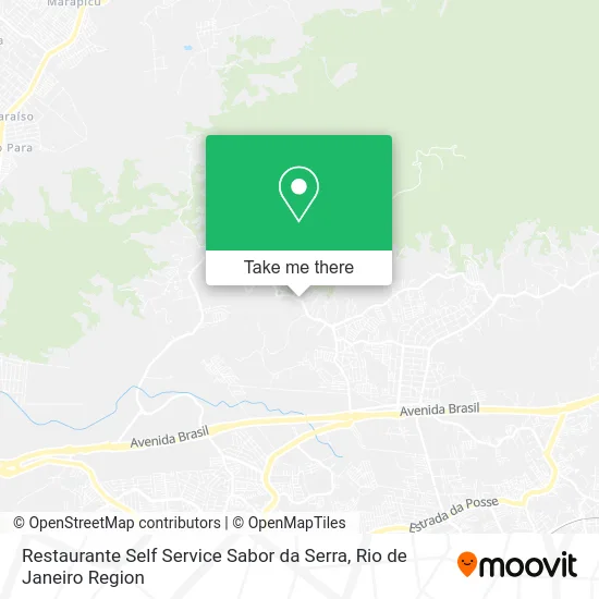Restaurante Self Service Sabor da Serra map
