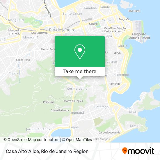 Casa Alto Alice map