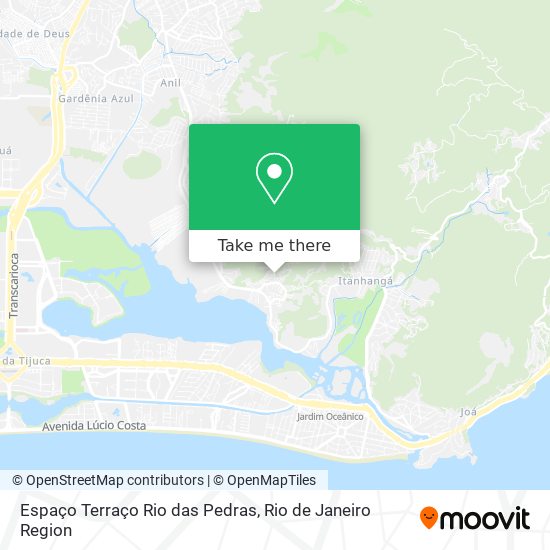 Espaço Terraço Rio das Pedras map