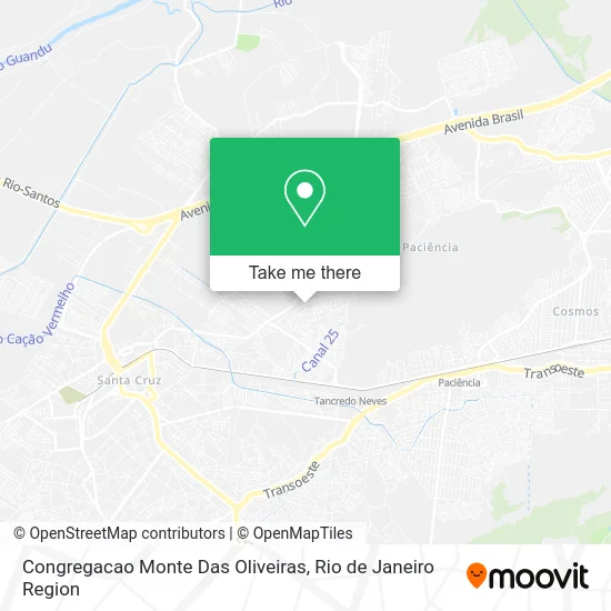 Congregacao Monte Das Oliveiras map