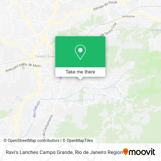 Ravi's Lanches Campo Grande map