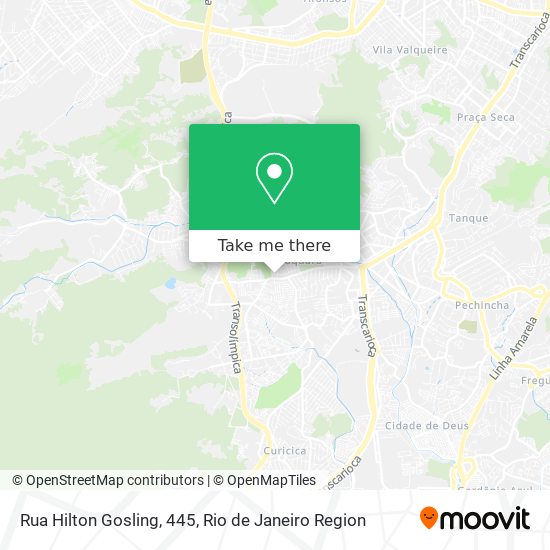 Mapa Rua Hilton Gosling, 445