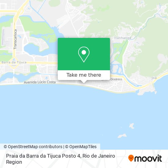 Praia da Barra da Tijuca Posto 4 map