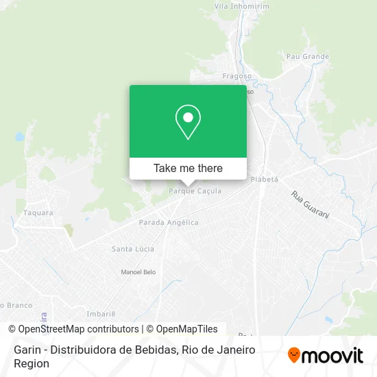 Garin - Distribuidora de Bebidas map