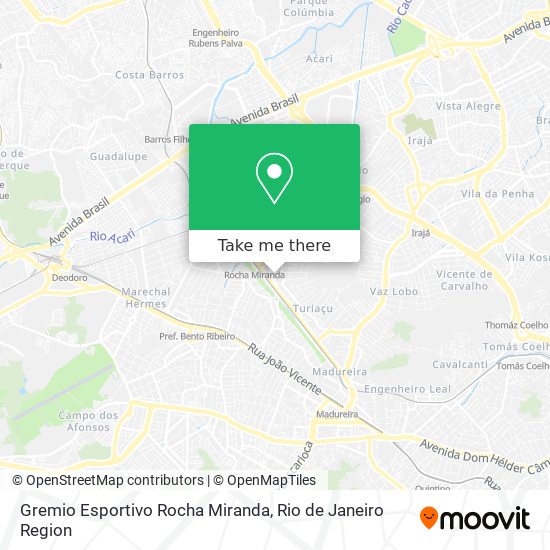 Gremio Esportivo Rocha Miranda map