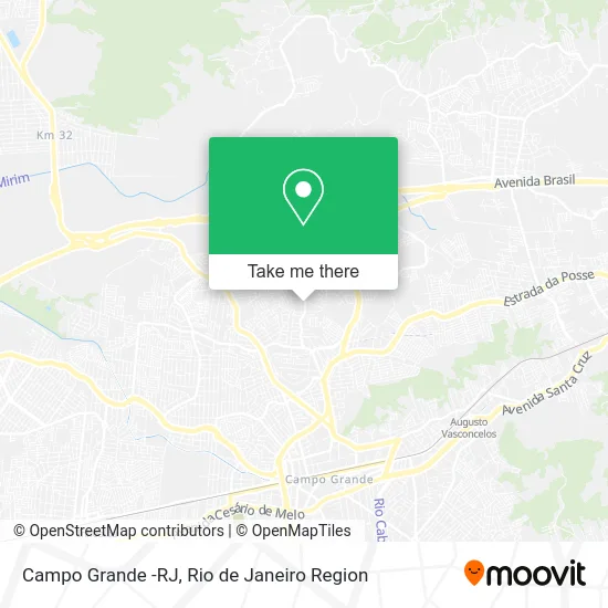 Campo Grande -RJ map