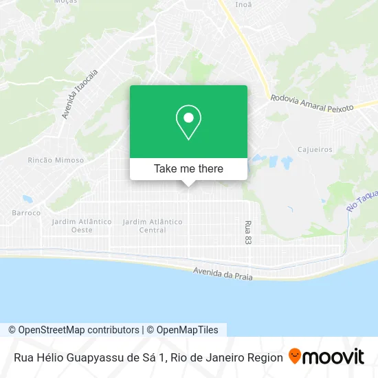 Rua Hélio Guapyassu de Sá 1 map