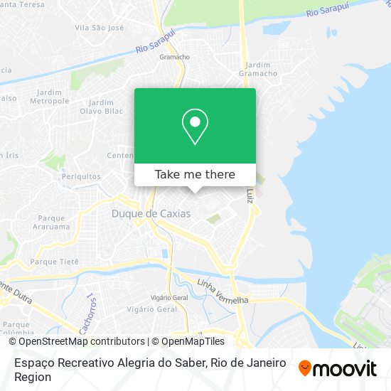Espaço Recreativo Alegria do Saber map