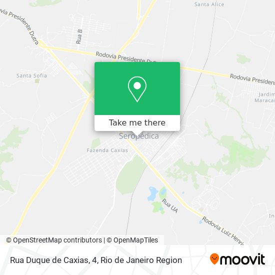 Mapa Rua Duque de Caxias, 4