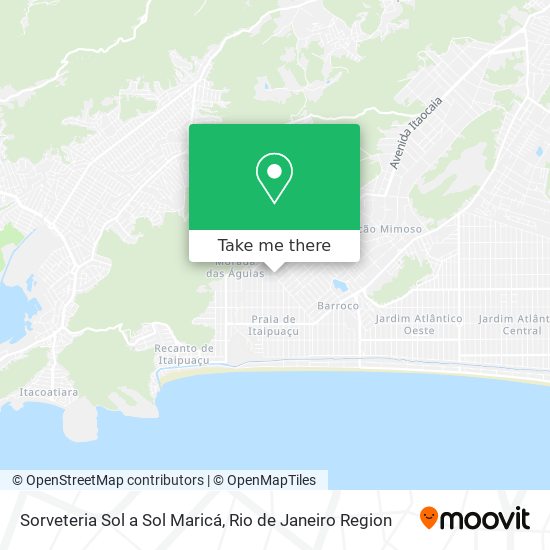 Sorveteria Sol a Sol Maricá map