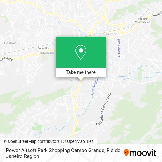 Power Airsoft Park Shopping Campo Grande map
