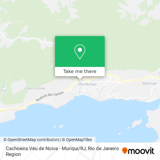 Cachoeira Véu de Noiva - Muriqui / RJ map
