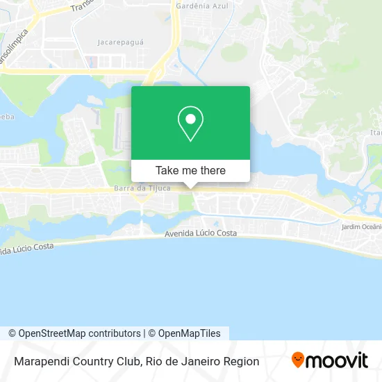 Marapendi Country Club map
