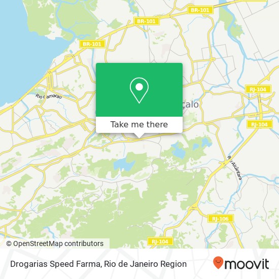 Drogarias Speed Farma map