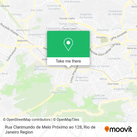 Rua Clarimundo de Melo Próximo ao 128 map