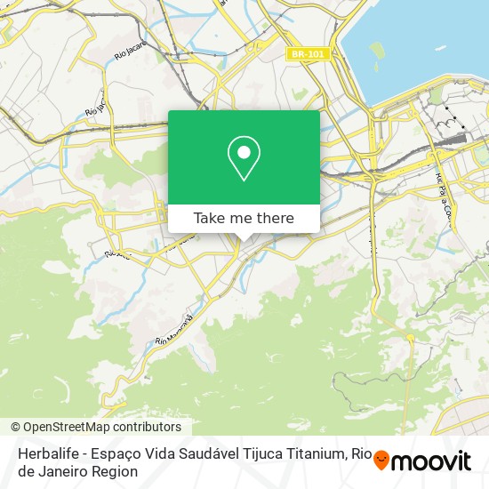 Mapa Herbalife - Espaço Vida Saudável Tijuca Titanium