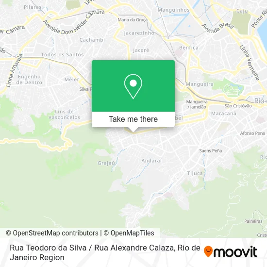 Rua Teodoro da Silva / Rua Alexandre Calaza map