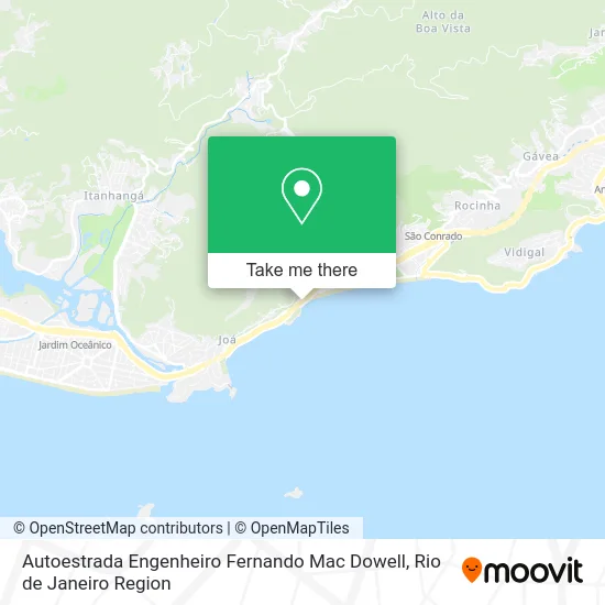 Autoestrada Engenheiro Fernando Mac Dowell map