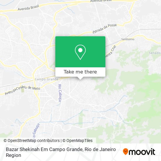 Bazar Shekinah Em Campo Grande map