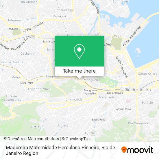 Madureirà Maternidade Herculano Pinheiro map