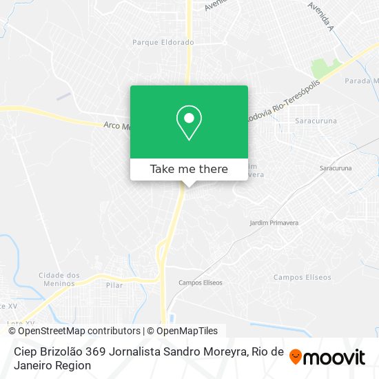 Ciep Brizolão 369 Jornalista Sandro Moreyra map