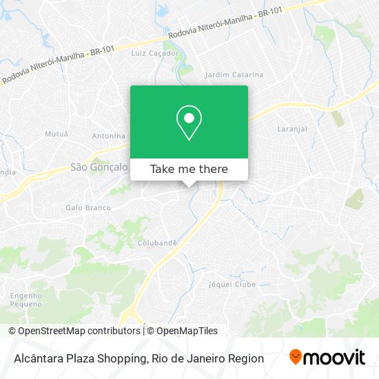 Alcântara Plaza Shopping map