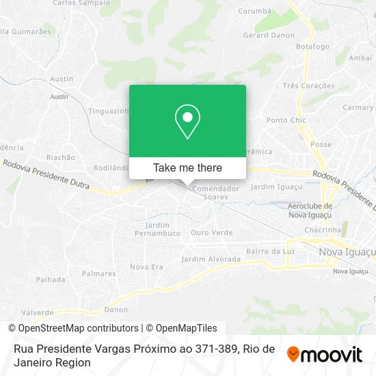 Rua Presidente Vargas Próximo ao 371-389 map