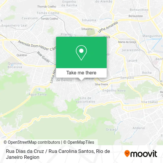 Rua Dias da Cruz / Rua Carolina Santos map
