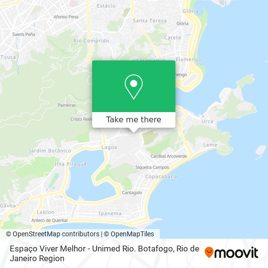 Espaço Viver Melhor - Unimed Rio. Botafogo map