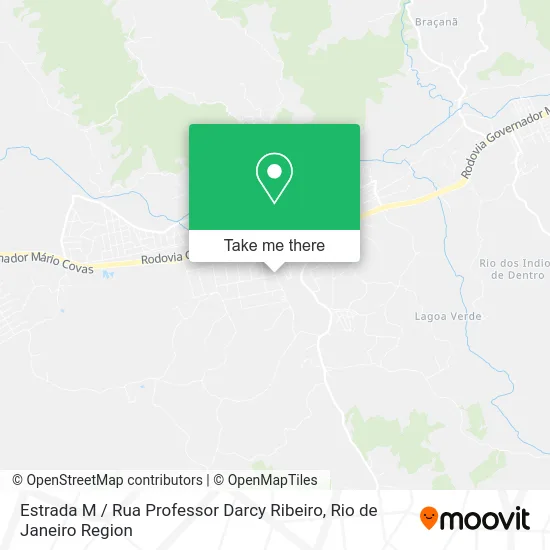 Estrada M / Rua Professor Darcy Ribeiro map