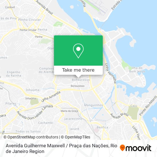 Avenida Guilherme Maxwell / Praça das Nações map