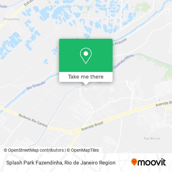 Splash Park Fazendinha map