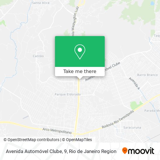 Mapa Avenida Automóvel Clube, 9