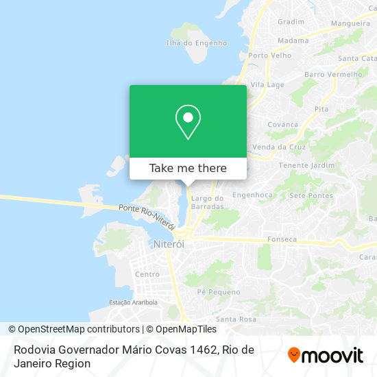 Mapa Rodovia Governador Mário Covas 1462